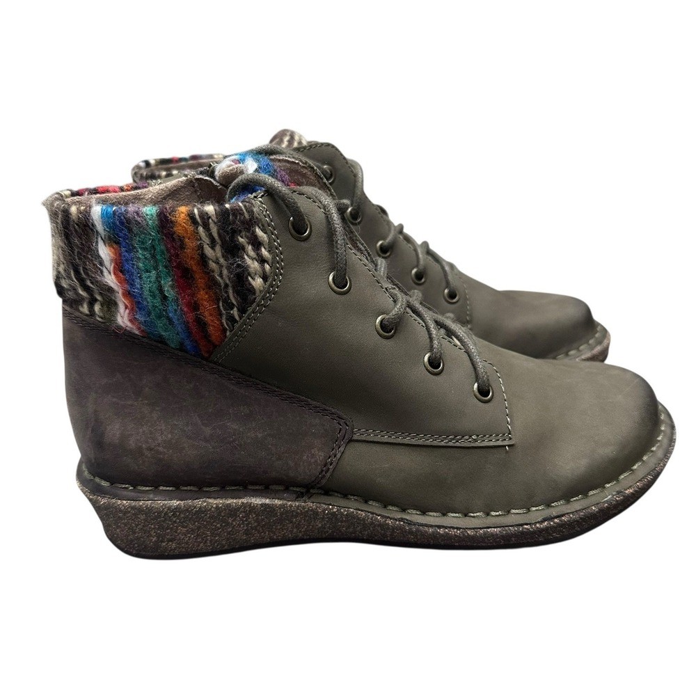Aetrex Shoes Womens Size EUR 36 US‎ 6 -6.5 M Jolie Leather Lace Up Chukka Boots